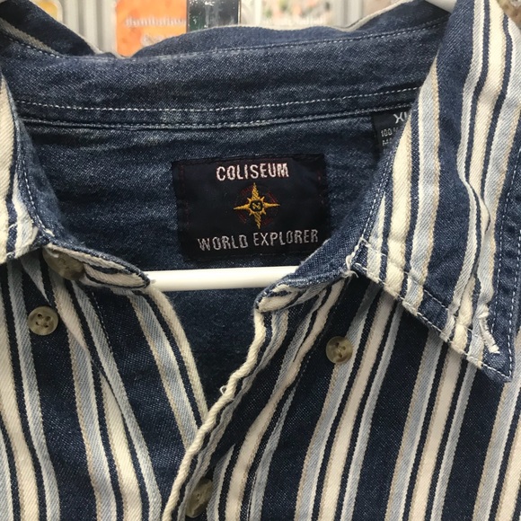 Men’s Coliseum World Explorer Short Sleeve Shirt - Picture 3 of 7